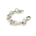 Bracciale catena tonda in bronzo argentato satinato Unoaerre donna 1856