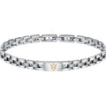 Bracciale catena uomo argento 925 gioiello Maserati jm221aty04