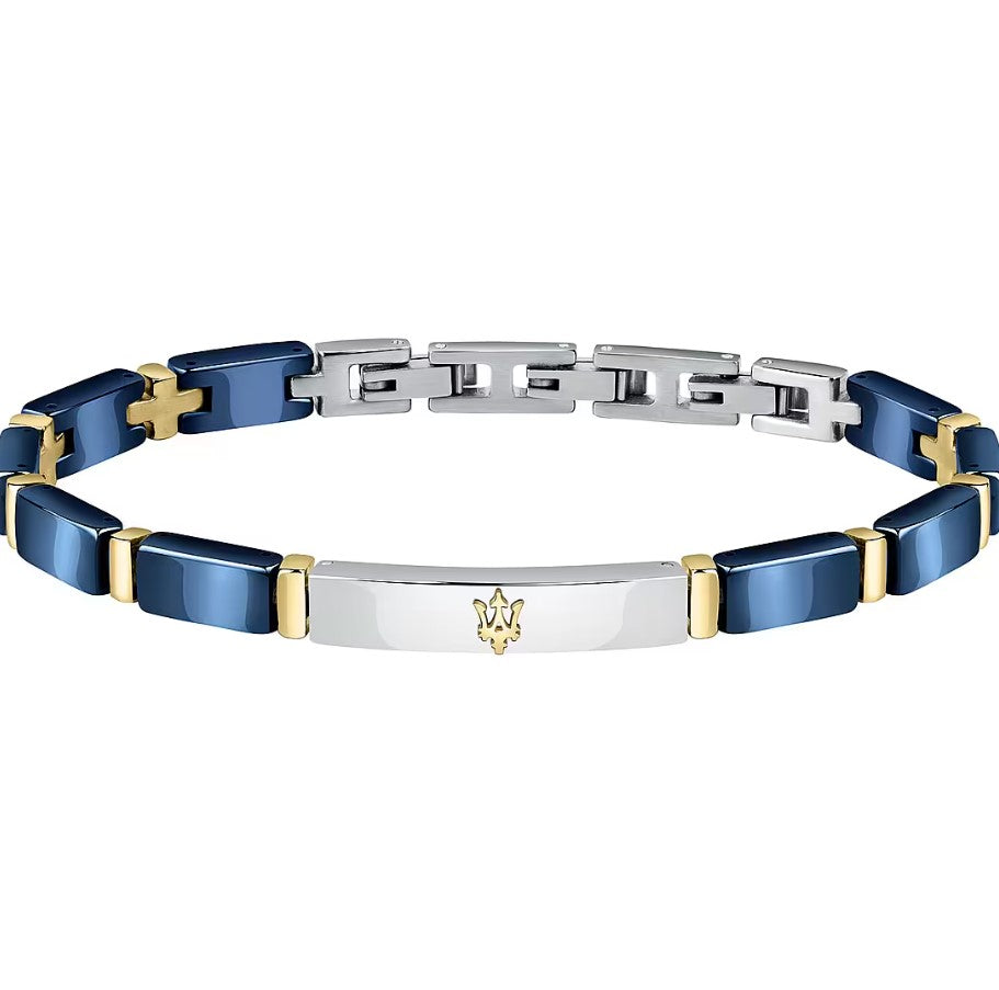 Bracciale catena uomo argento 925 gioiello Maserati jm221atz02