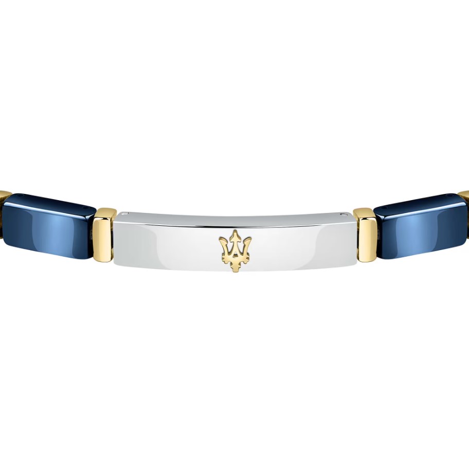 Bracciale catena uomo argento 925 gioiello Maserati jm221atz02