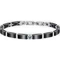 Bracciale catena uomo argento 925 gioiello Maserati jm221atz04
