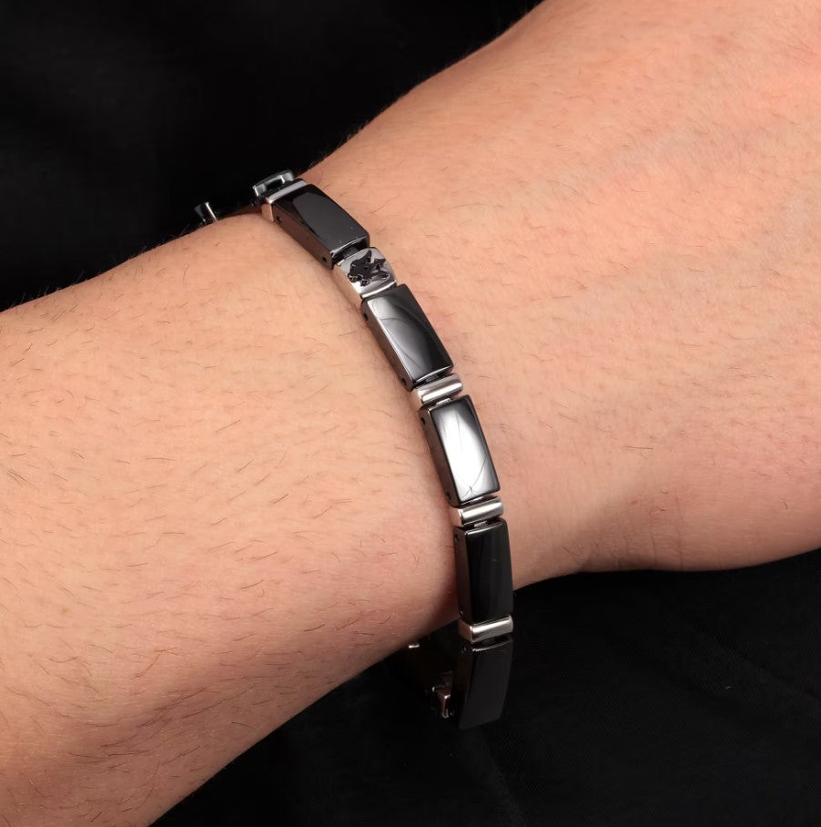 Bracciale catena uomo argento 925 gioiello Maserati jm221atz04