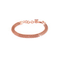 Bracciale con maglia a rete in bronzo dorato rosa Unoaerre donna 1375