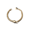 Bracciale con testa di serpente dorato Unoaerre 2851