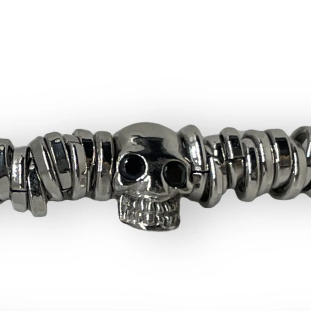 Bracciale da uomo Elegante con teschio Maria Cristina Sterling B7039