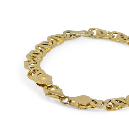 Herrenarmband aus 18 Karat Gold in raffiniertem Design