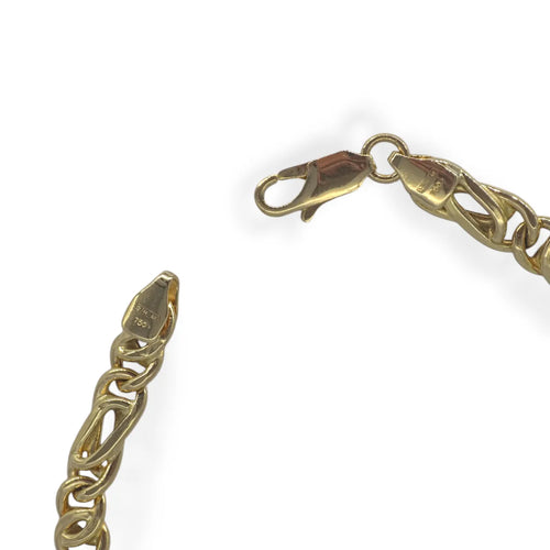 Modernes Herrenarmband aus 750er Gelbgold