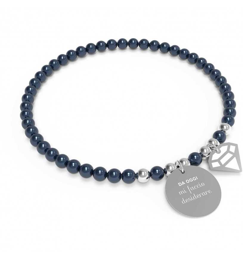 Bracciale donna 10 Buoni Propositi bon bon b5103/bl mi faccio desiderare