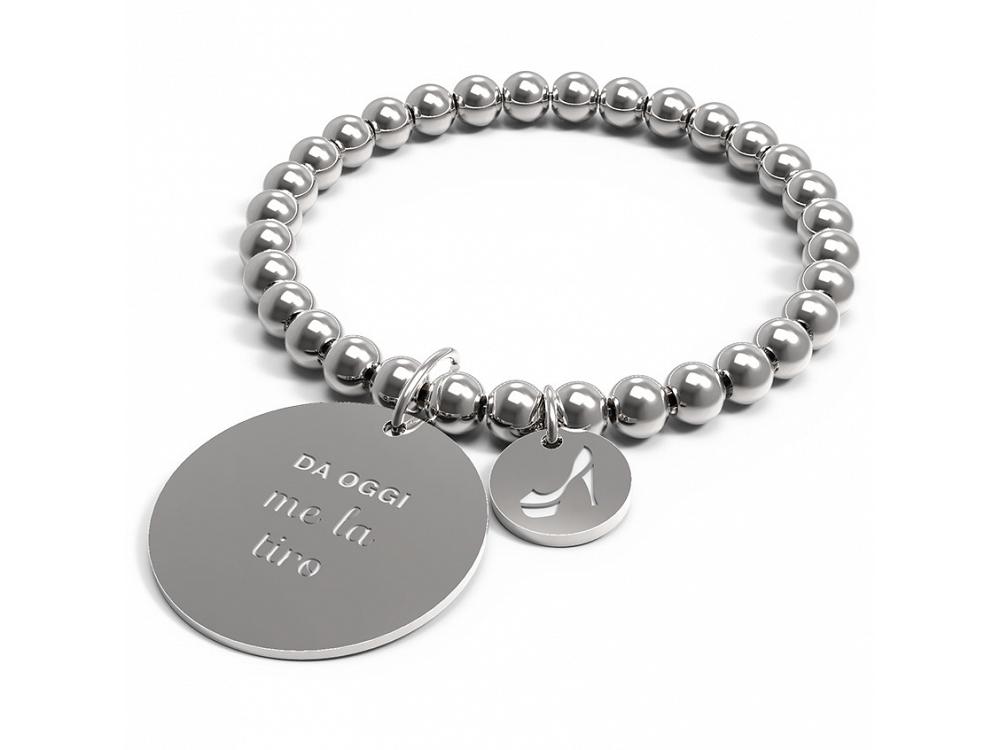 Bracciale donna 10 buoni propositi " da oggi me la tiro " b4370