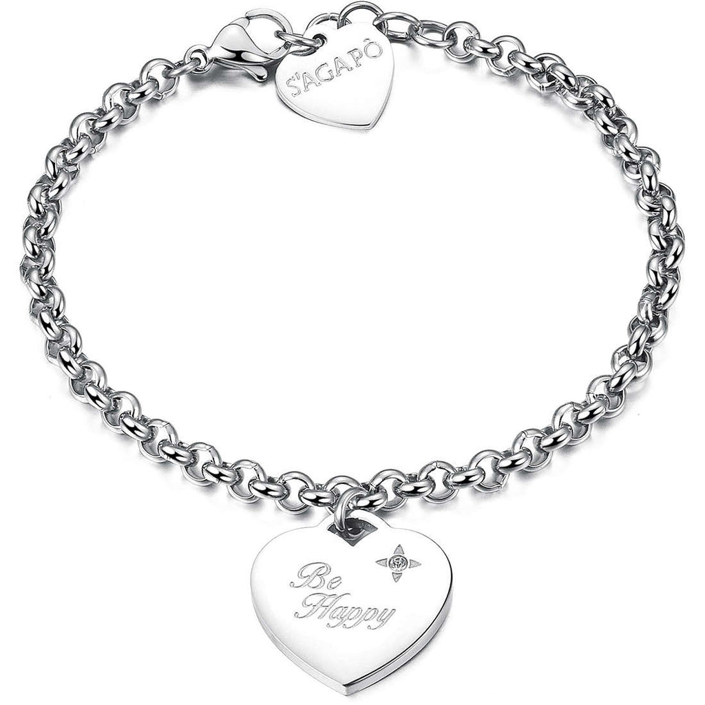 Bracciale donna Be happy gioielli Sagapò Be My Always sbm17