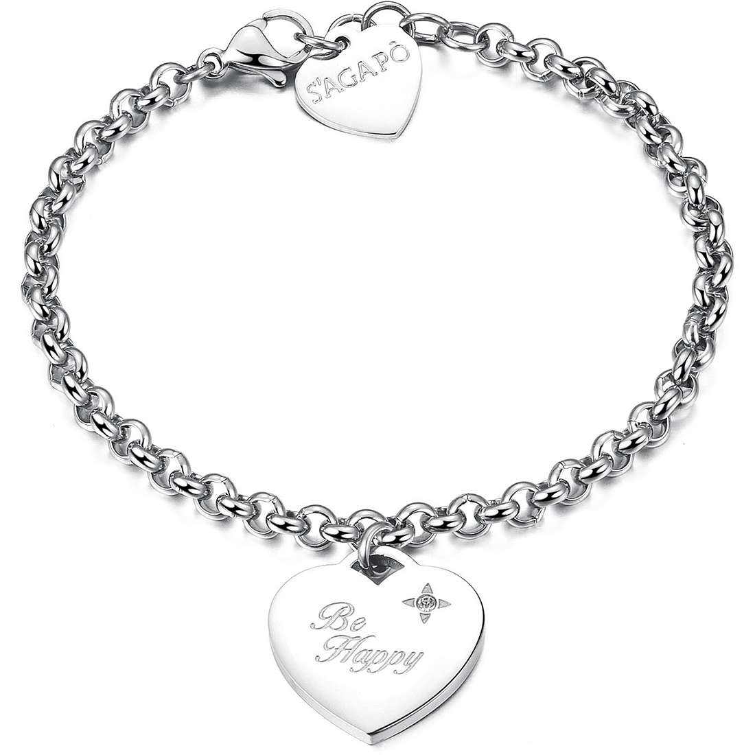 Bracciale donna Be happy gioielli Sagapò Be My Always sbm17