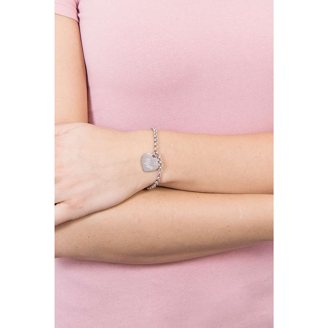 Bracciale donna Be happy gioielli Sagapò Be My Always sbm17