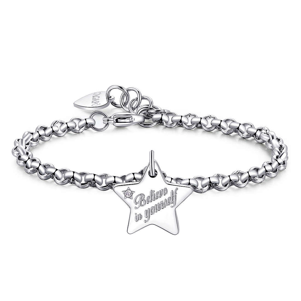 Bracciale donna Believe in yourself gioielli Sagapò Be My Always sbm34