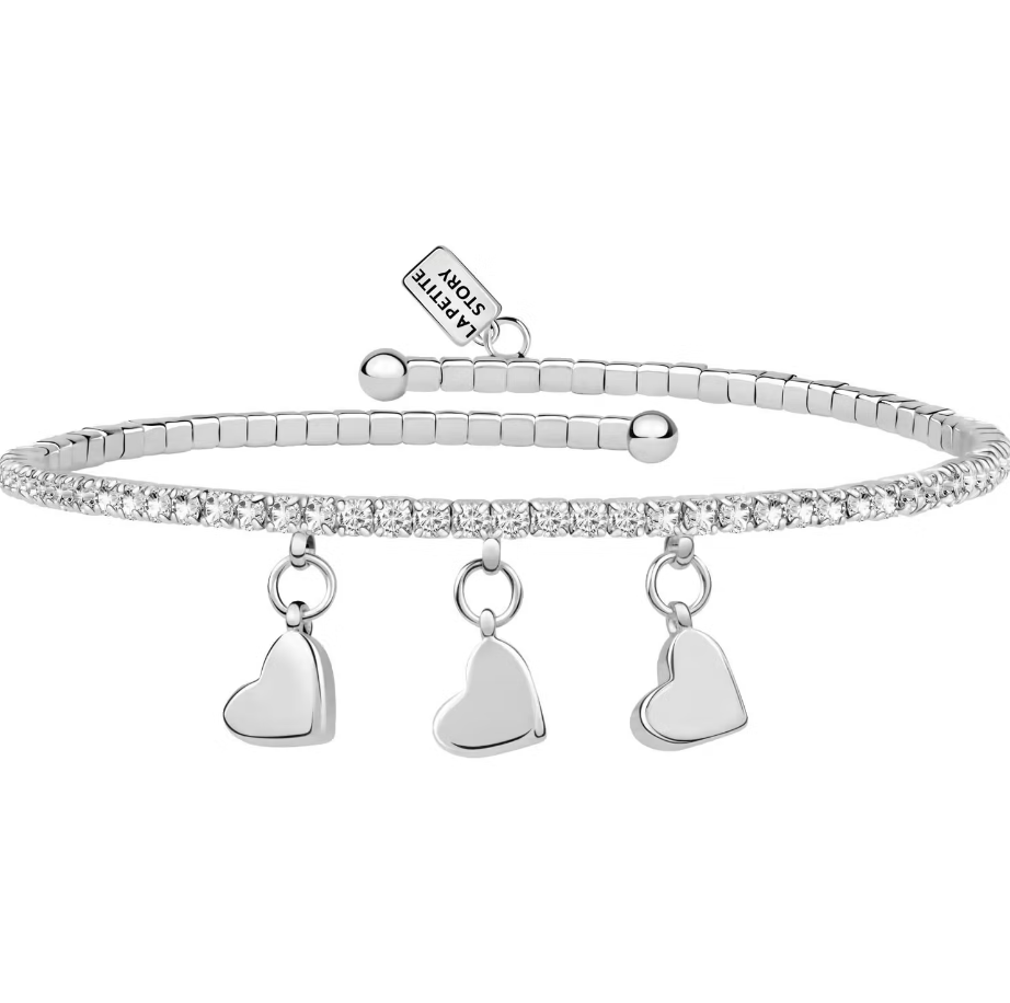 Damenarmband La Petite Story Lux Bangles LPS05AQC13 mit Herzanhängern