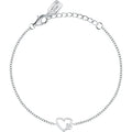 Bracciale donna La petite story in argento con cuore lps05awv03