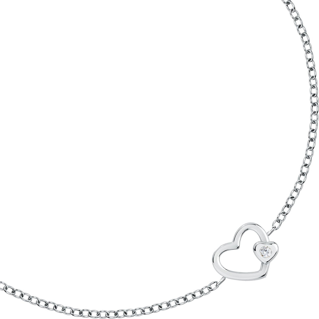 Bracciale donna La petite story in argento con cuore lps05awv03