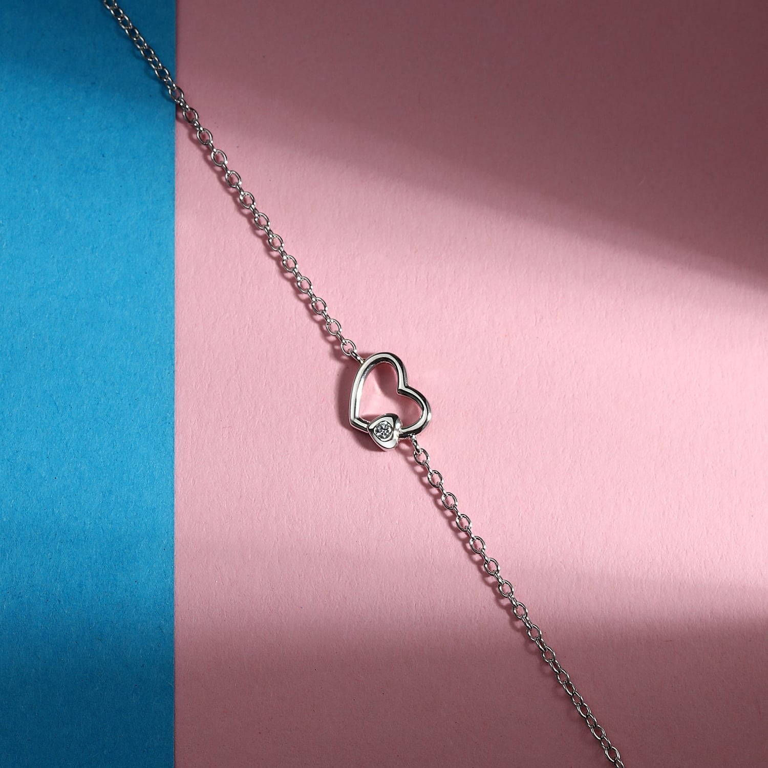 Bracciale donna La petite story in argento con cuore lps05awv03