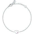 Bracciale donna La petite story in argento con cuore lps05awv06