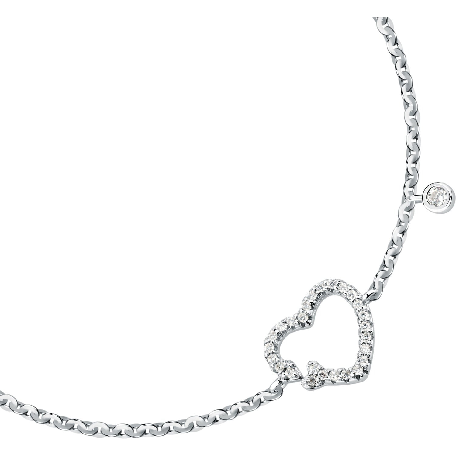 Bracciale donna Le petite story in argento con cuore lps05awv21
