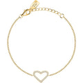 Armband Damen Le petite story aus vergoldetem Silber mit Herz lps05awv26