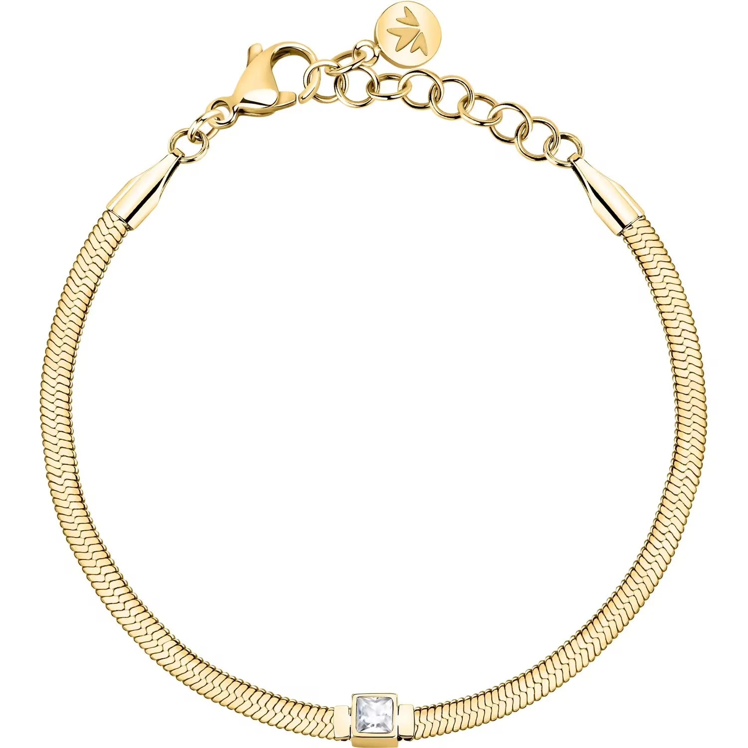 Bracciale donna Morellato maglia snake dorato SAVY36