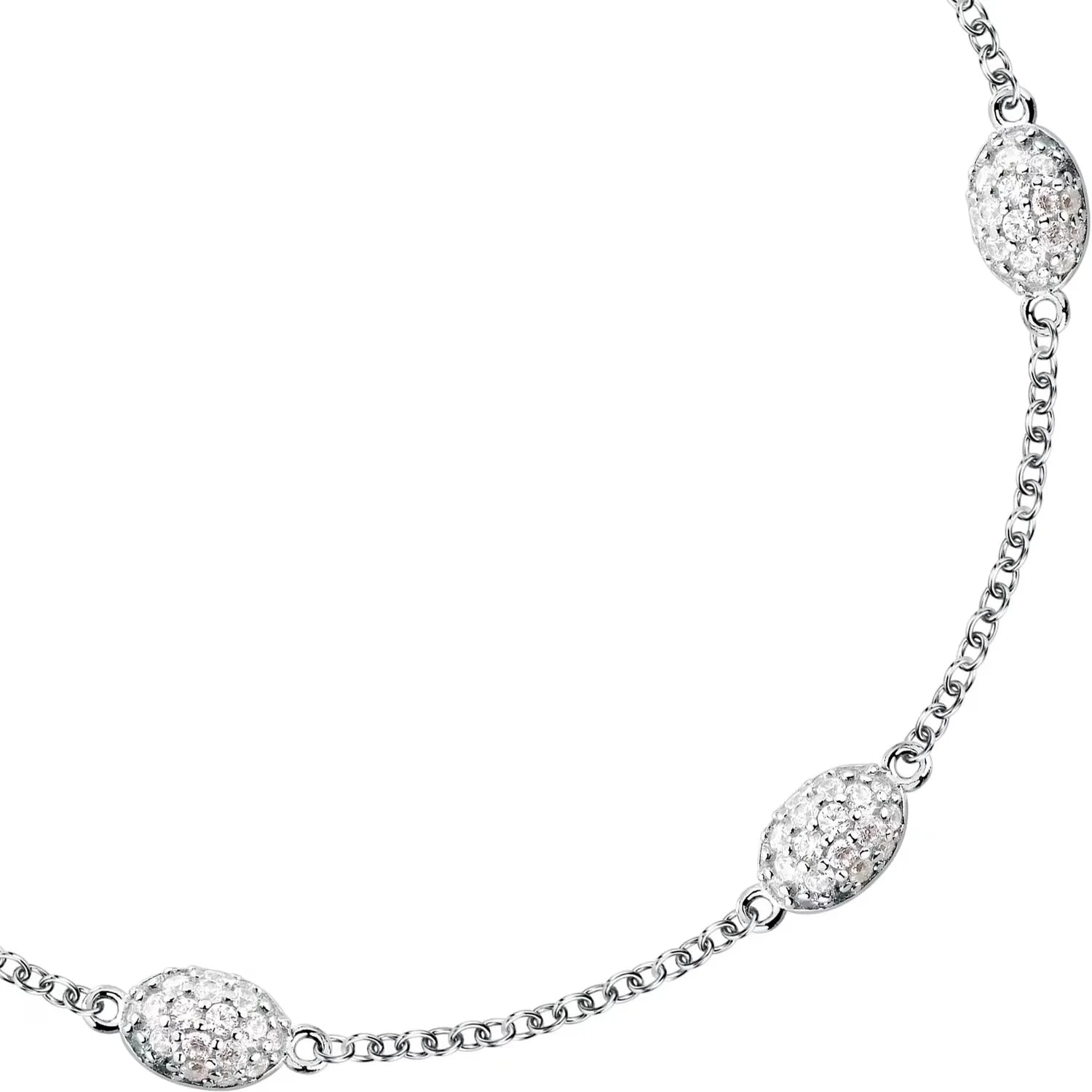 Bracciale donna Morellato pavè con zirconi SAZB07