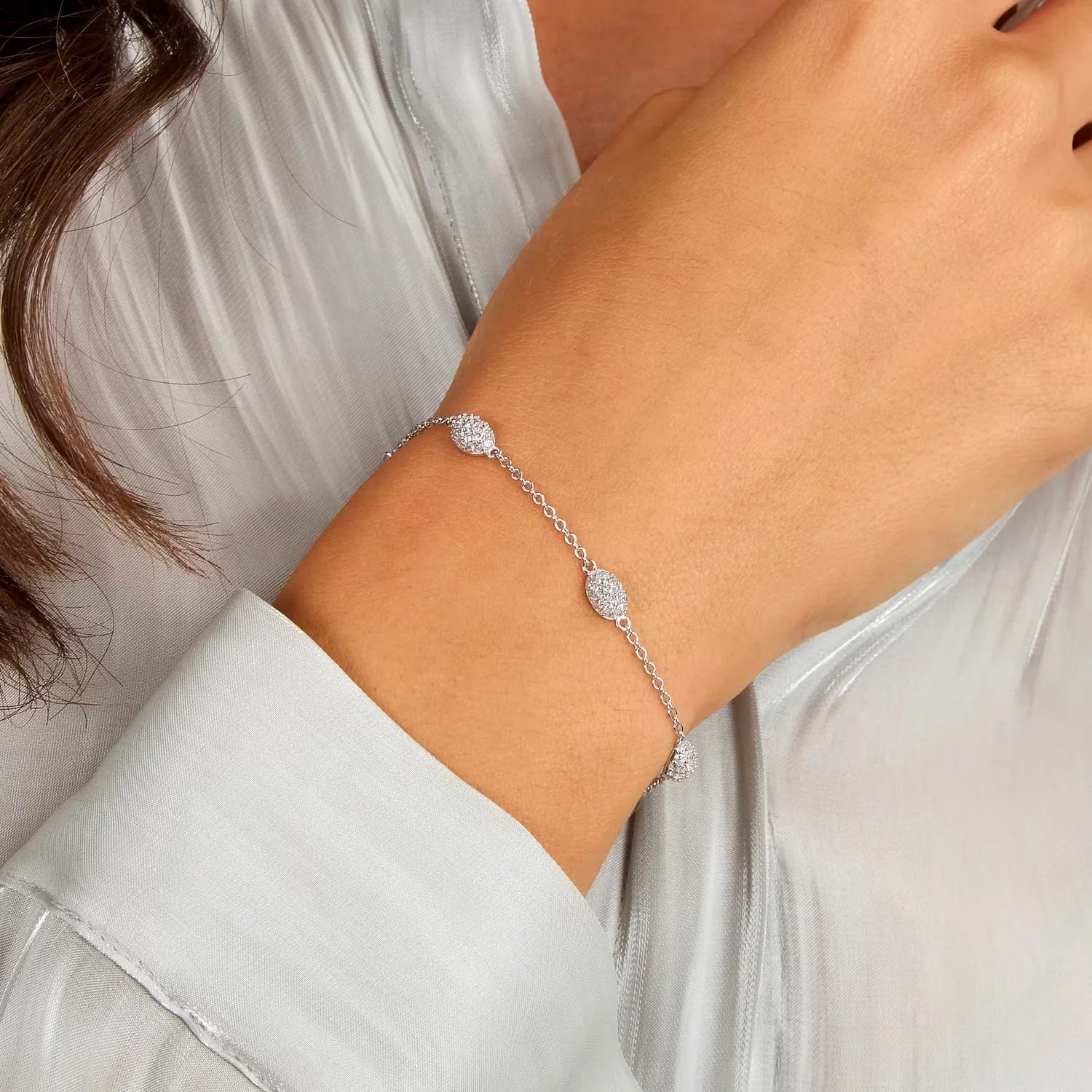 Bracciale donna Morellato pavè con zirconi SAZB07