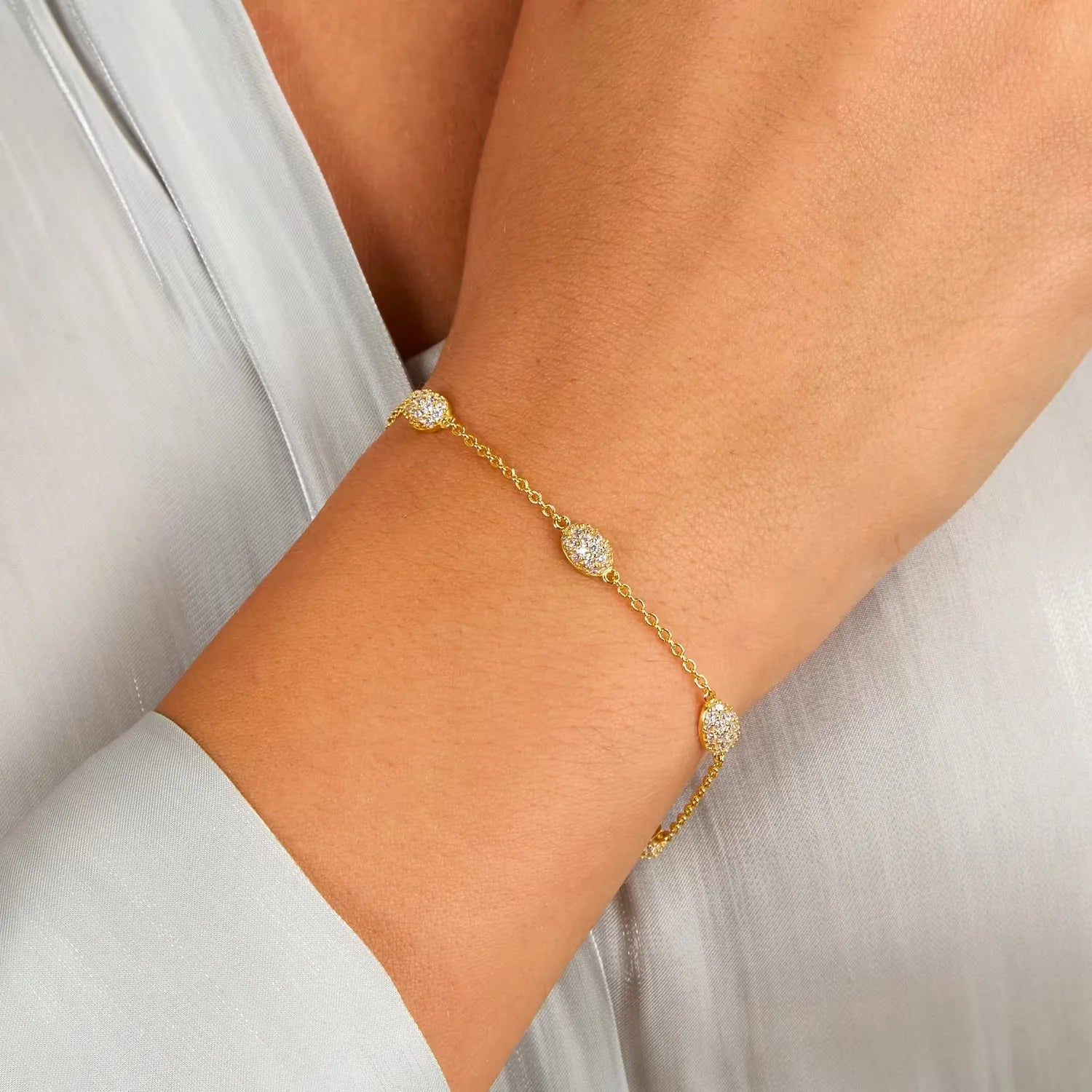 Bracciale donna Morellato pavè con zirconi SAZB08