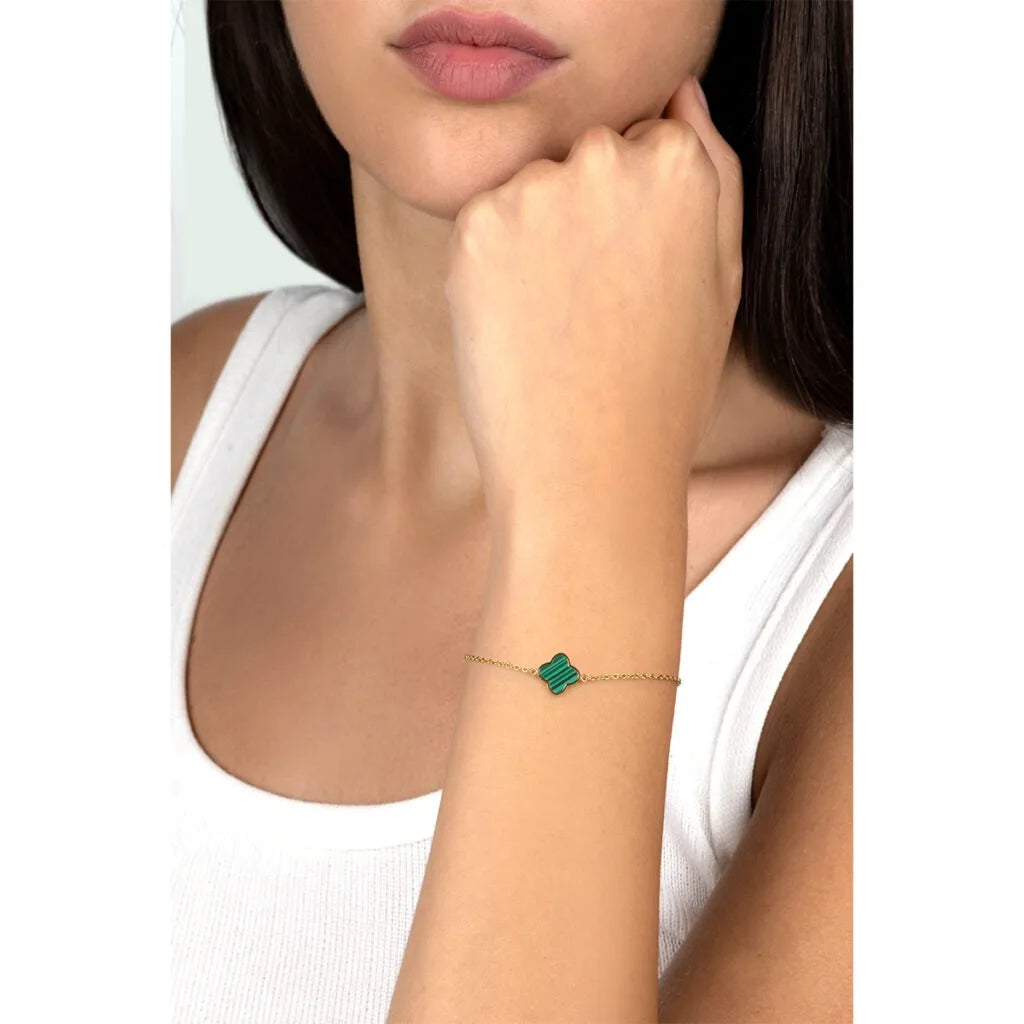 Bracciale donna Ops con quadrifoglio OPSBR-968