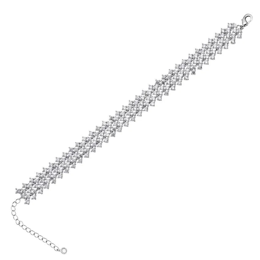 Ottaviani Damenarmband mit weißen Zirkonia Tennis