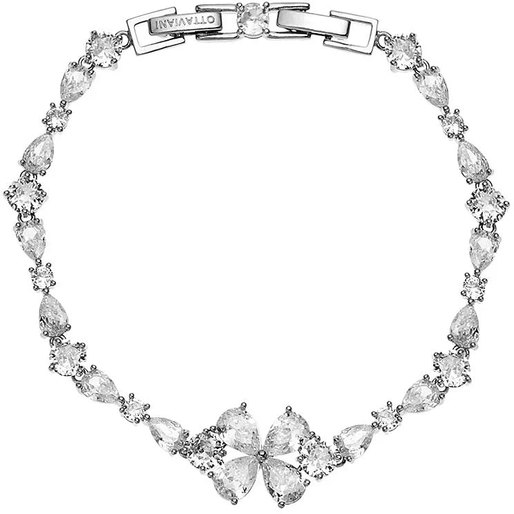 Bracciale donna Ottaviani con zirconi bianchi