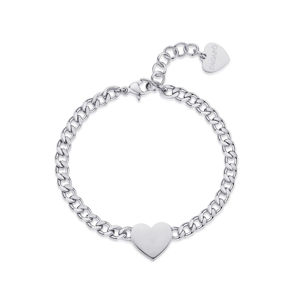 Bracciale donna Sagapò con cuore syl13