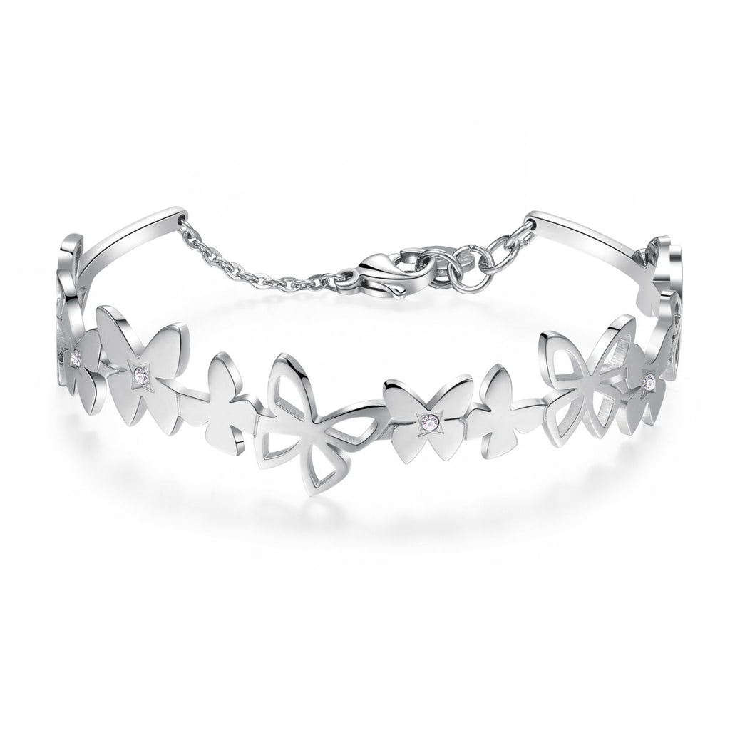 Bracciale donna Sagapò con farfalle rigido soy11