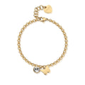 Bracciale donna Sagapò con punto luce con farfalla skt30