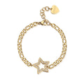 Bracciale donna Sagapò con stella zirconata syl16
