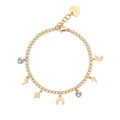 Bracciale donna Sagapò message dorato ssg16