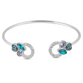 Bracciale donna Stroili bangle violet bijoux e cristalli argento 1674350