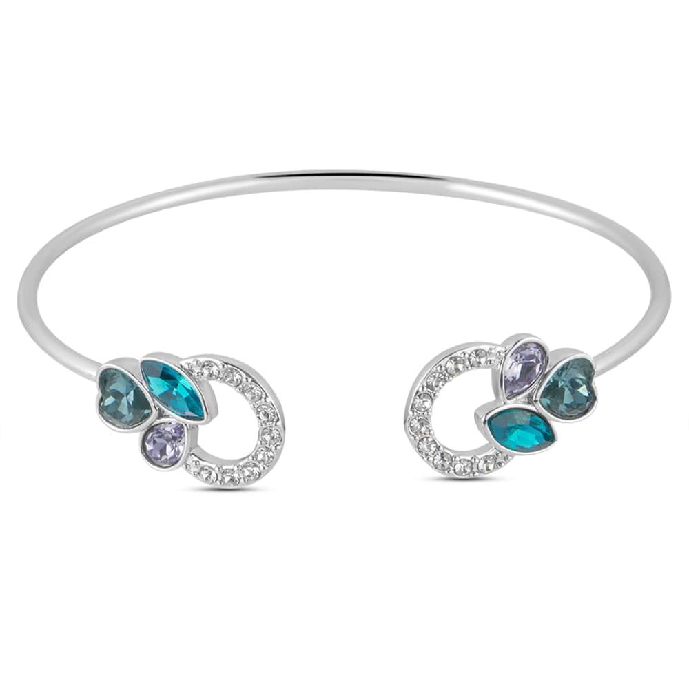 Bracciale donna Stroili bangle violet bijoux e cristalli argento 1674350