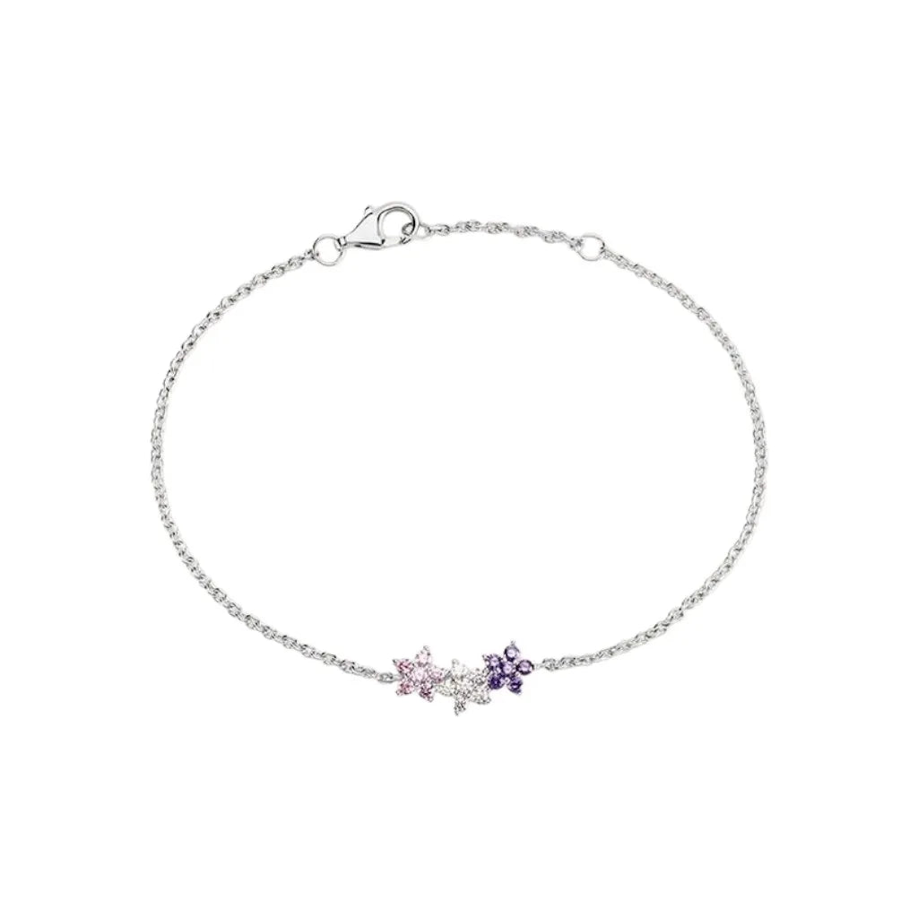 Bracciale donna Stroili con fiori argento 1688315