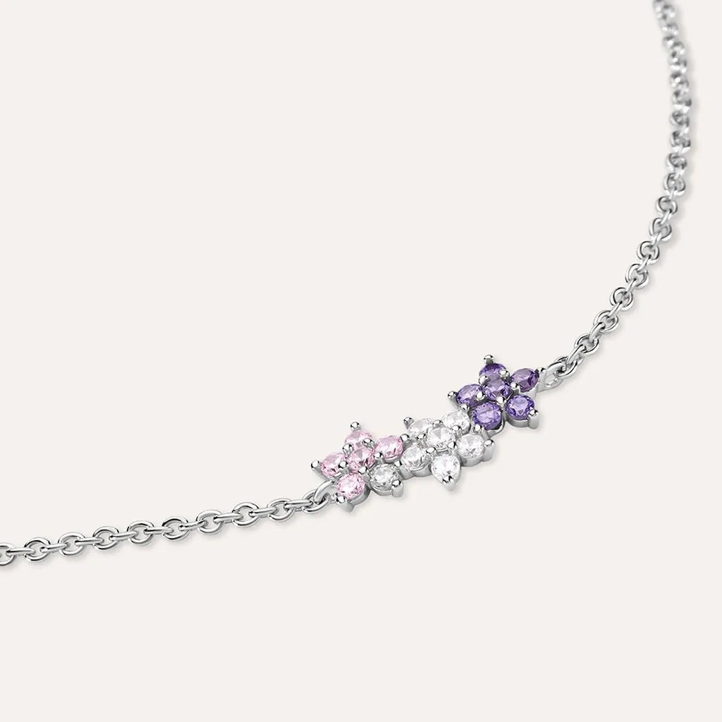 Bracciale donna Stroili con fiori argento 1688315