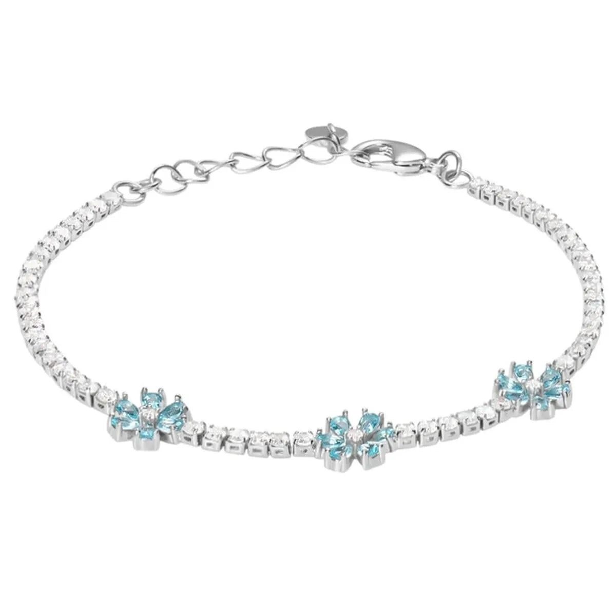 Bracciale donna Stroili con fiori azzurri 1691847