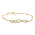 Bracciale donna Stroili in acciaio con cristalli bianchi