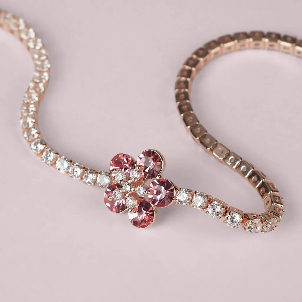 Bracciale donna Stroili in ottone rosa con cristallo 1691848