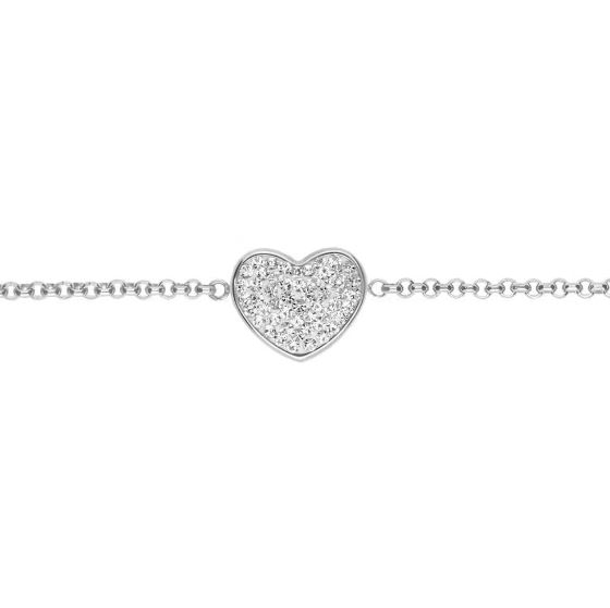 Damenarmband Stroili Lady Phantasya Edelstahl Herz und Kristalle 1670578