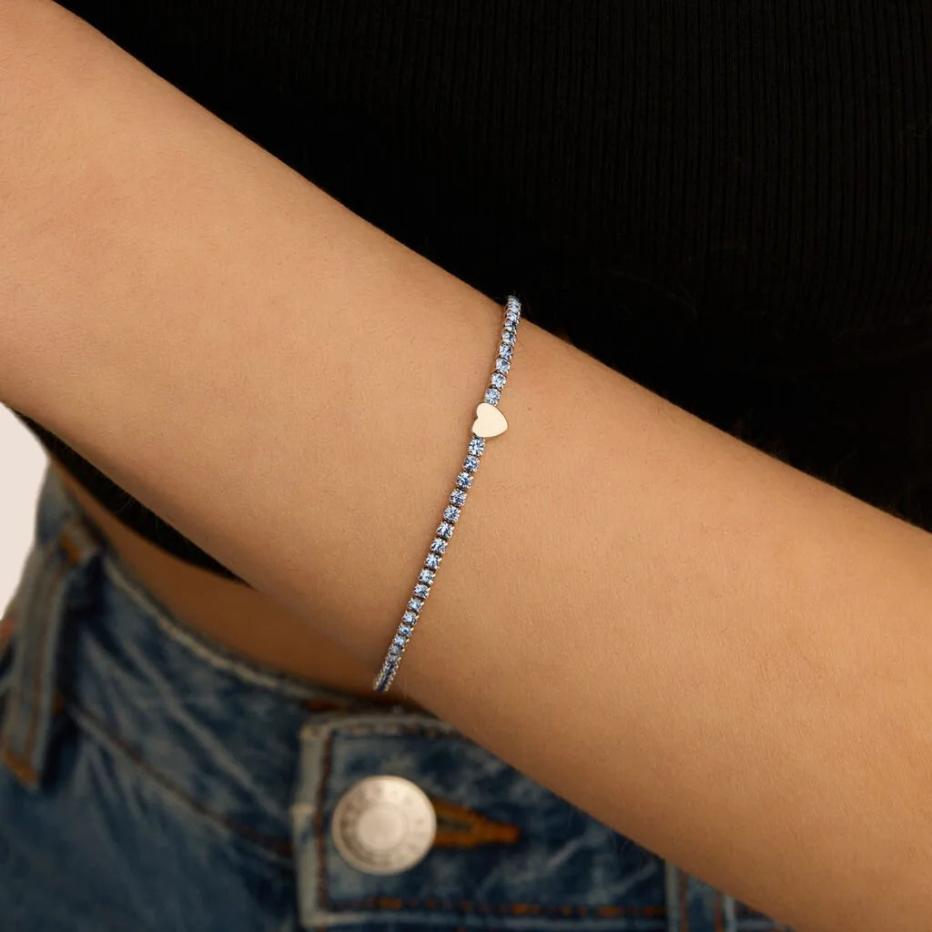 Bracciale donna Stroili tennis pietre blu 1685832