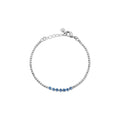 Bracciale donna Stroili tennis pietre blu 1685834