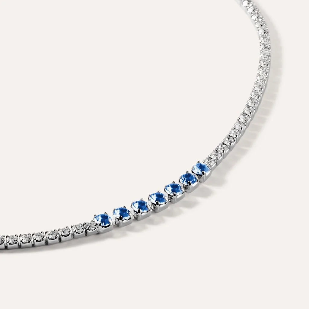 Bracciale donna Stroili tennis pietre blu 1685834