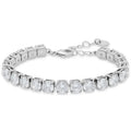Damenarmband Stroili Tennis Romantic Shine aus Metall und Kristallen 1683801