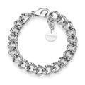 Bracciale donna Unoaerre Groumette diamantato 2204