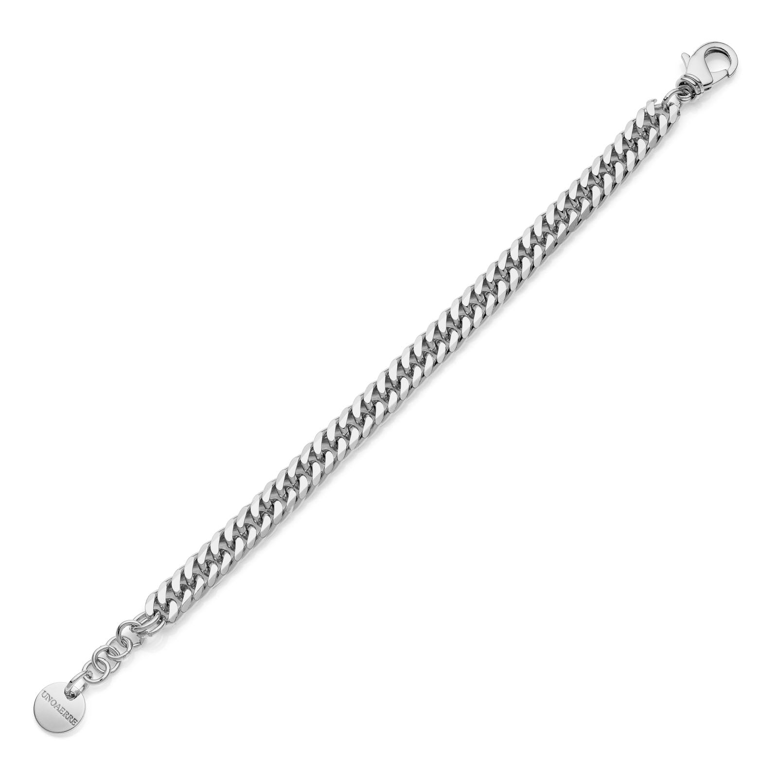 Bracciale donna Unoaerre grumetta doppia argentata 2372